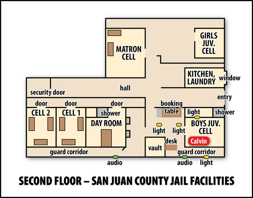 Illustration of a jail facility